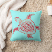 ハワイアロハカメ クッション (ブランケット)