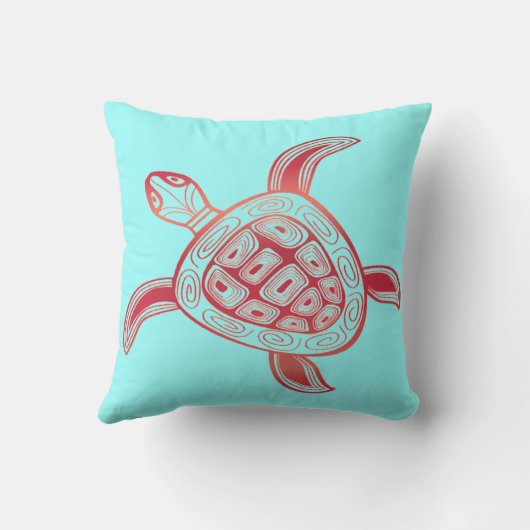 ハワイアロハカメ クッション (裏面)