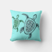 ハワイアロハカメ クッション (正面)