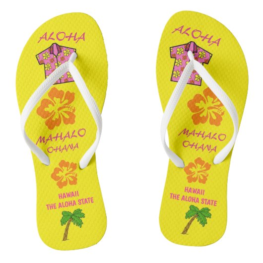 ハワイアロハコレクションレディース ビーチサンダル (ソール)