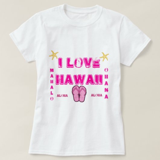 ハワイアロハコレクション レディース Tシャツ (デザイン正面)