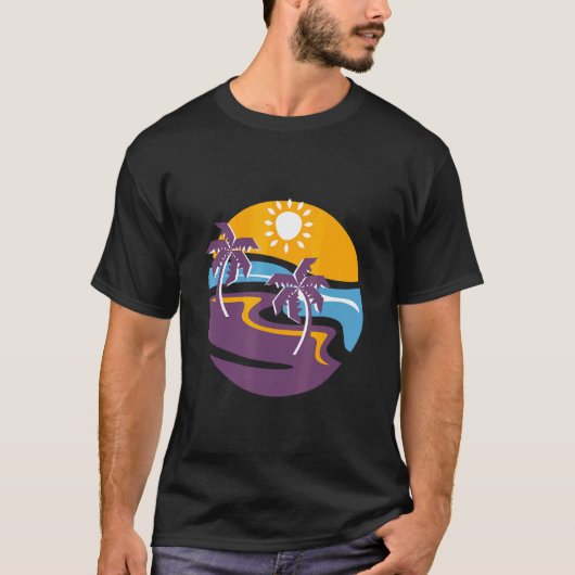 ハワイアロハサンハワイアンパーティー Tシャツ (正面)