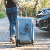 ハワイアロハダンサーハイビスカスフラワー シール (スーツケースインサイチュ)