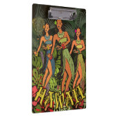 ハワイアロハパームフラアートデザイン クリップボード (右)