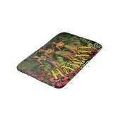 ハワイアロハパームフラアートデザイン バスマット (アングル)