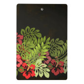 ハワイアロハパームフラアートデザイン ミニクリップボード (裏面)