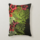 ハワイアロハフラワーアートプリント アクセントクッション (正面(垂直))