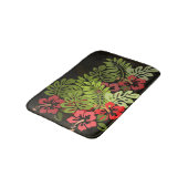 ハワイアロハフラワーアートプリント バスマット (アングル)