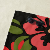 ハワイアロハフラワーアートプリント ビーチタオル (インサイチュ)