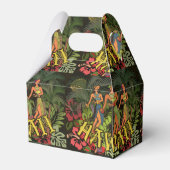 ハワイアロハフラワーアートプリント フェイバーボックス (裏面サイド)