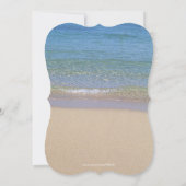 ハワイアロハプルメリアフラワービーチ結婚式招待状 招待状 (裏面)