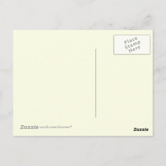 ハワイアロハルアウ（ハワイ式宴会）ティキマスク ポストカード (裏面)