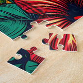 ハワイアンかわいらし島をテーマにした ジグソーパズル (側面)