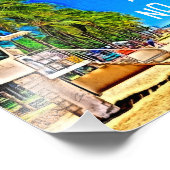 ハワイアンことわざマハロEケアクアノキアラウォールA フォトプリント            (角)