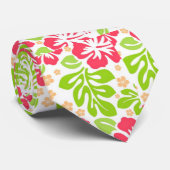 ハワイアンによっては侵入パターンが開花します ネクタイ (ロール)