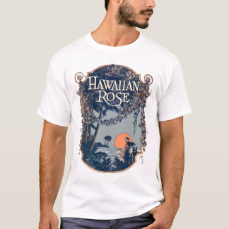 ハワイアンのばら色の人の軽く短い袖のTシャツ Tシャツ