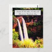 ハワイアンの単語と引用文はがき ポストカード (正面/裏面)