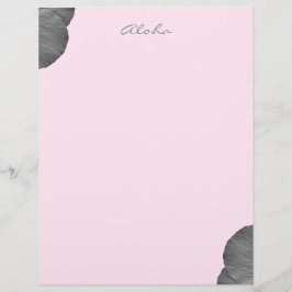 ハワイアンの夢を白黒で