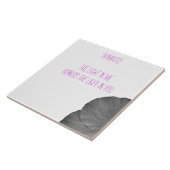 ハワイアンの夢を白黒で タイル (側面)