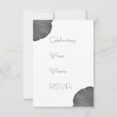 ハワイアンの夢を白黒で 招待状 (裏面)