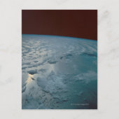 ハワイアンの島々が宇宙・シャトルから運ばれる ポストカード (正面)