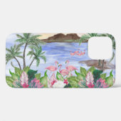 ハワイアンの水疱:熱帯の水のカラーパターン Case-Mate iPhoneケース (裏面 (横))