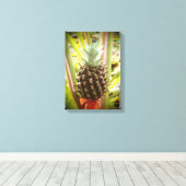 ハワイアンの生鮮パイナップルキャンバスのアートワーク キャンバスプリント (インサイチュ (ウッドフロア))