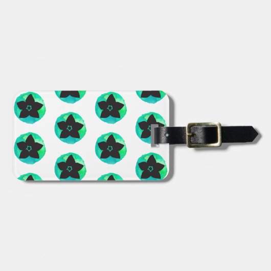 ハワイアンの花 ラゲッジタグ (正面横)