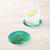 ハワイアンのHonuのウミガメ コースター (側面)