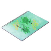 ハワイアンのHonuの結婚式の来客名簿 ノートブック (左側)