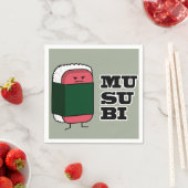 ハワイアンのMusubiのスパムの寿司のNoriの幸せな海藻 スタンダードカクテルナプキン (インサイチュ)