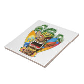 ハワイアンのTikiのサーフィン タイル (側面)