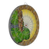 ハワイアンのTikiのダート盤3 ダーツボード (正面左)