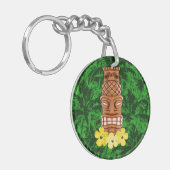 ハワイアンのTikiのマスク キーホルダー (正面左)