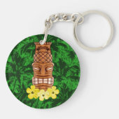 ハワイアンのTikiのマスク キーホルダー (裏面)