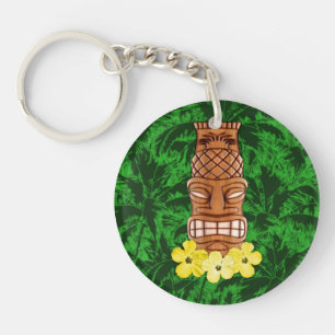 ハワイアンのTikiのマスク キーホルダー