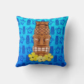 ハワイアンのTikiのマスク クッション (裏面)