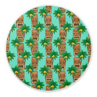 ハワイアンのTikiの繰り返しパターン セラミックノブ