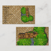 ハワイアンのTiki Lauhalaの名刺 名刺 (正面/裏面)