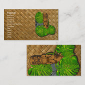 ハワイアンのTiki Lauhalaの名刺 名刺 (正面/裏面)