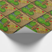 ハワイアンのTiki Mele Kalikimakaの包装紙3 ラッピングペーパー (角)