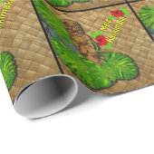 ハワイアンのTiki Mele Kalikimakaの包装紙3 ラッピングペーパー (ロールコーナー)