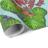 ハワイアンのTiki Mele Kalikimakaの包装紙 ラッピングペーパー (ロールコーナー)