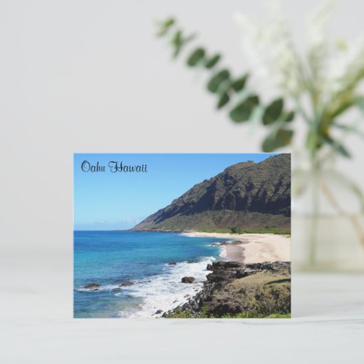 ハワイアンはがき ポストカード (スタンド正面)
