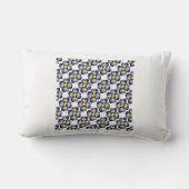 ハワイアンまたはアロハスタイルのアクセント枕 ランバークッション (裏面)