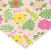 ハワイアンよくはしゃぐフラダンサーテーブルデコール ミディアムテーブルランナー (コーナー)