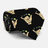 ハワイアンをつるテーマにしたルースシャカネックタイ ネクタイ (ロール)