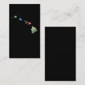 ハワイアンアイランカラフルズマップハワイマウイアイランド 名刺 (正面/裏面)