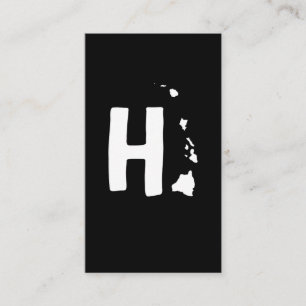 ハワイアンアイランズマップハワイマウイオアフ島 名刺