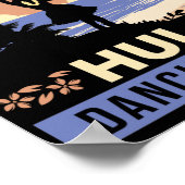 ハワイアンアイランズヴィンテージ土産フラ踊り ポスター (角)